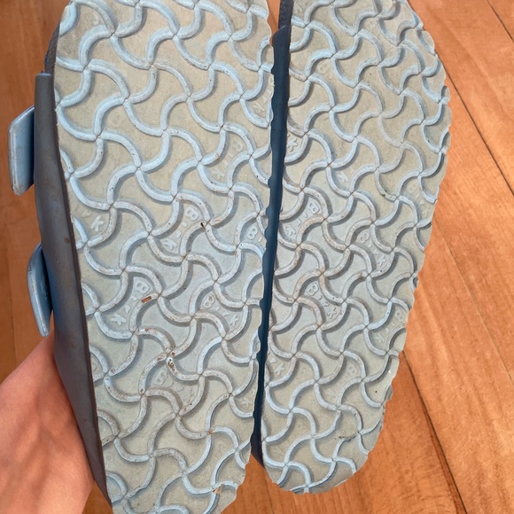 Birkenstock Blue Arizona Rubber Sandals - Picture 3 of 4